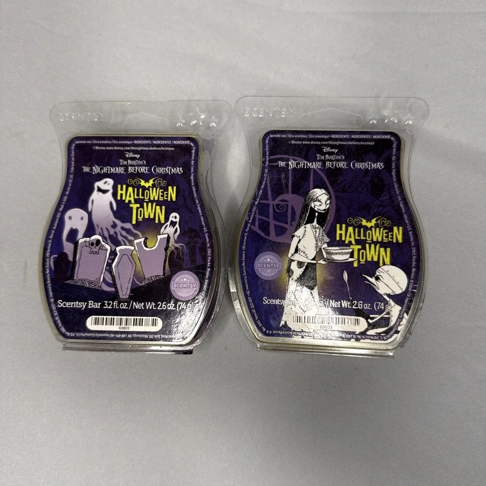 Scentsy Wax Bars Halloween Town Nightmare Before Christmas 2 Pack Halloween